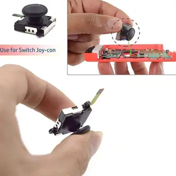Dva Dva Paketa Analogni 3D Veselje con Palčko Zamenjava za Nintendo Stikalo,joycon Stikalo igralne palice compatiable z Levo joycon Veselje