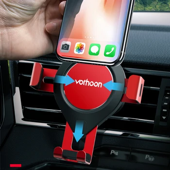 Vothoon Težo Avtomobila Držalo za Telefon Za iPhone 11 Xs Samsung S20 Xiaomi v Avto Zraka Vent Gori Mobilni Telefon, Držalo, Stojalo