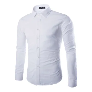 2020 Dolg Rokav Slim Fit Moški River Majica Multi Barvne Moške Bluzo Priložnostne Poslovno Obleko Gumb Spredaj Vrhovi M-5XL