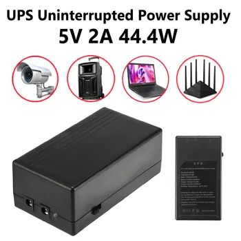 5V 2A 44.4 W Večnamenski Mini UPS Baterije Backup Varnostno Pripravljenosti Napajanje Brezprekinitveno Napajanje 111 x 60 x 43mm