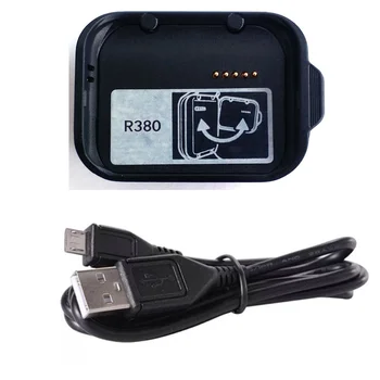 SM-R380 Pametno Gledati Polnilec Za Samsung Galaxy Gear 2 R380 Adapter s Kablom USB Polnjenje Dock Spol Black Namizje