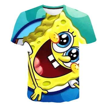 2020 Poletje Otroci Oblačila 3D Tiskanja Risanke Dekleta Fantje Oblačila Klasičnih Anime T Shirt Camiseta Otroci Oblačila Majica Vrhovi