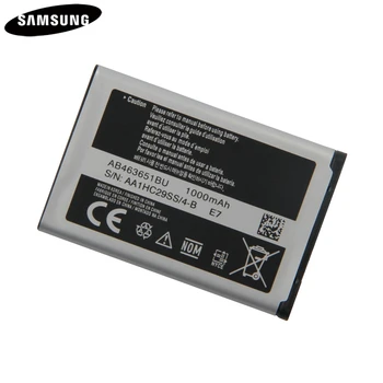 Original Baterija AB463651BU Za Samsung S5630C C3782 S5560 C3370 C3518 J800 J808 F339 S5296 L700 W559 S5628 B3410 L708E SGH-L700
