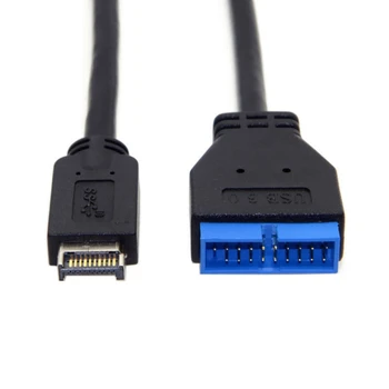 USB 3.1 Tip-C Mini 20 Pin Prednji Panel Header Za USB 3.0 Standard 19/20Pin Glava Podaljšek 20 cm Za Asus matična plošča