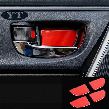 Auto Door Notranjo Posodo Nalepke, notranje oblikovanje za toyota Corolla-2018 2019 ,4pcs/veliko, avto dodatki