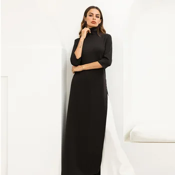 2020 Ženske noše Žensk Pomlad Pleteni, Stretch plus velikost black zaraing-slog za sheining Sukienka Boho ženske ženska obleka