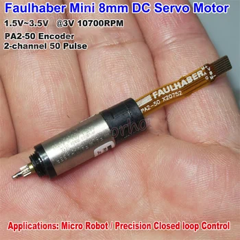 Faulhaber Mini 8 mm DC brez jedrne Servo Motor PD2-50 Mikro Dajalnik Motorja za Robot Mikro Nadzor