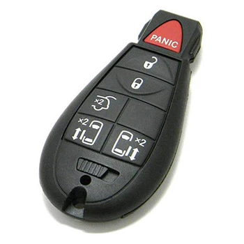 KEYECU FCC: IYZ-C01C, P/N:68066869, 56046705 OEM Dele 5+1 6 Gumb Smart Remote Key Fobik Fob za Dodge Grand Karavana 2008-2019