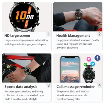 2020 LIGE Novih Moških Pametno Gledati Srčni utrip Spanja Spremljanje Smart Bluetooth Klic Pazi, Men ' s Fitness Tracker za Android iOS + Box