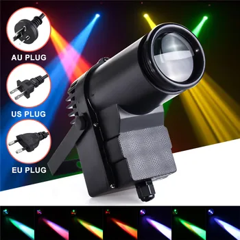 Visoka Kakovost 30W AC110-240V DMX RGBW LED Luči DMX512 Pinspot Žarek Pozornosti 6CH DJ Disco Party KTV Svetlobnih učinkov,