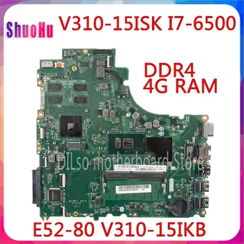 KEFUI7-6500U CPU na Baord 4GB DA0LV6MB6F0 Za Lenovo E52-80 V310-15ISK V310-15IKB V310-15 Motherboard DDR4 Test Prvotne