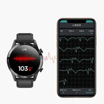 L13 SmartWatch Moških EKG+PPG Nepremočljiva Bluetooth Klic Krvni Tlak Modne Zapestnice Zapestnica Fitnes Pametno Gledati