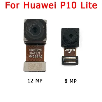 Original Sprednji in Zadnji del Kamere Nazaj Za Huawei P10 Lite P10Lite Glavni Sooča Modula Kamere Flex Zamenjava Rezervnih Delov