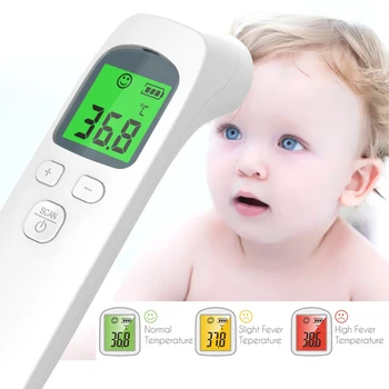 NOVO Infrardeče elektronski termometer gospodinjstvu otrok, dojenček termometer medicinsko natančnost ušesni termometer Impulz Prst Oximeter