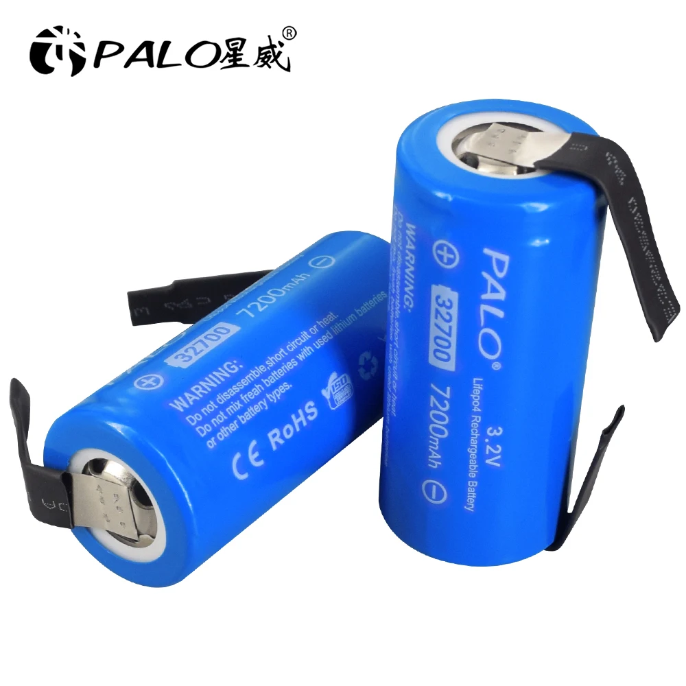 NOVO 32700 7200 mAh Polnilne Baterije 3.2 V lifepo4 Batteria Železa Fosfat Visoko Moč Maksimalno Neprekinjeno Praznjenje Baterije