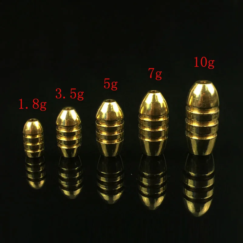 50Pcs/Vrečko Baker Bullet Uteži Ribolov Sinkers Ribolov Pribor Reševanje 1.8 g/3.5 g/5 g/7g/10g