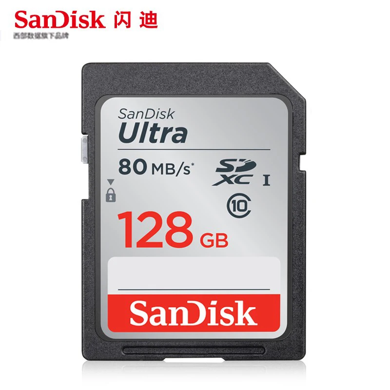 SanDisk Ultra SD Kartica 64GB 128GB 16GB 32GB class 10 pomnilniške kartice, UHS-I, SDHC SDXC za Fotoaparat, video kartica sd 128gb