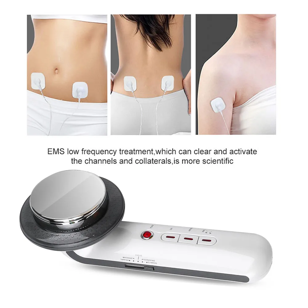 3 V 1 Ultrazvok EMS Obraza, Telesa, Hujšanje Massager Orodja za hujšanje Fat Burner Galvanski Ir Ultrazvočno Terapijo Face Lift