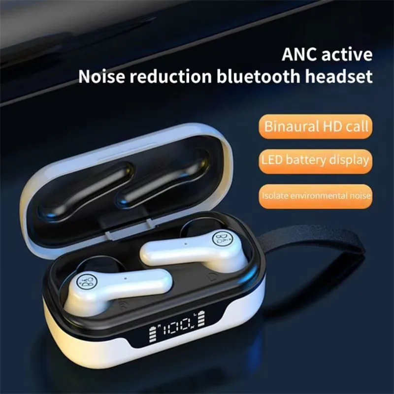 2020 Novo Tws Brezžične slušalke Športne igre na Srečo LED Zaslon z mikrofonom Brezžična tehnologija bluetooth 5.1 slušalke igralec za pametni telefon