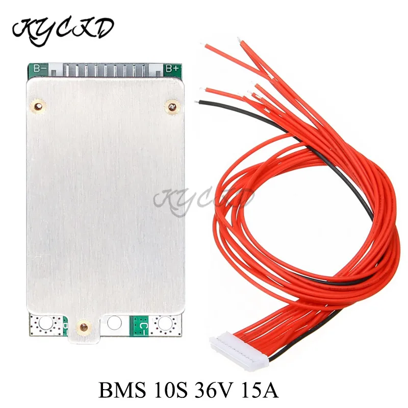 BMS 10S 36V 15A Balance Board Litij-Li-ionska 18650 Baterijo Napolnite Varstvo PCB Za Ebike Električnih Koles