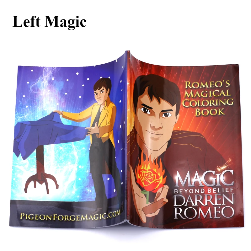 Zabavno Magic, Kolorit Knjigo - Velika Velikost(27.5 cm*21 cm*za 0,7 cm) čarovniških Trikov Najboljše Za Otroke Prevara Mentalism Fazi Smešno