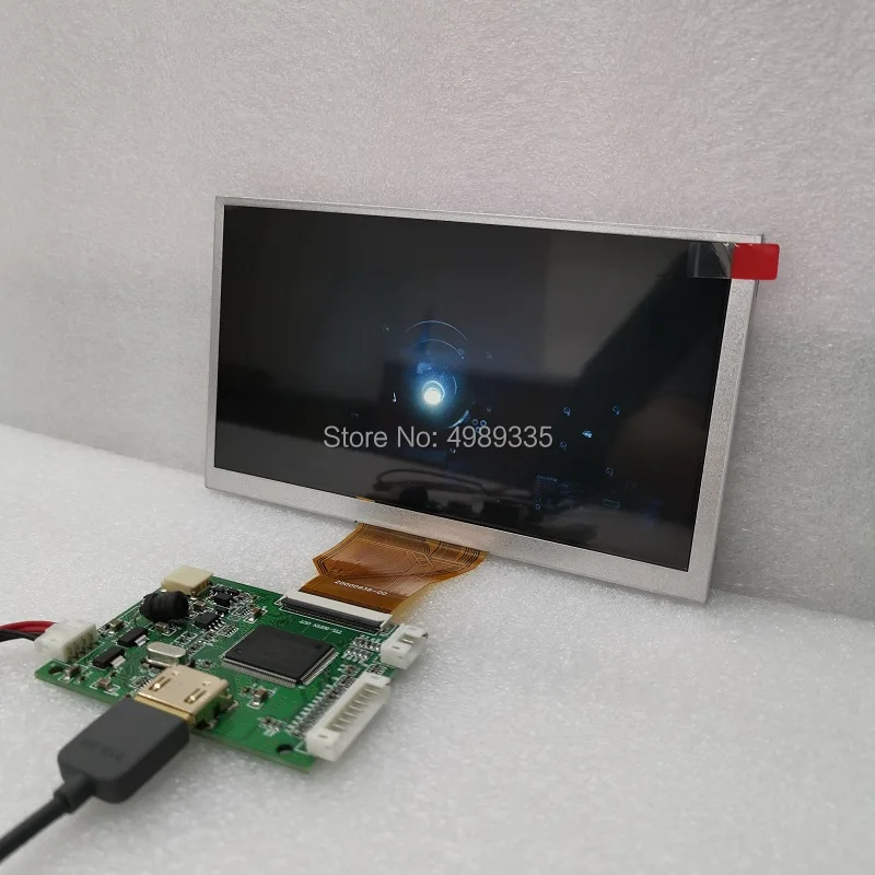 HDMI+avdio LCD gonilnik odbor 6,5 cm zaslon modul Raspberry Pi ročne mobilne naprave zaslona avto DIY400 svetlost 800X480