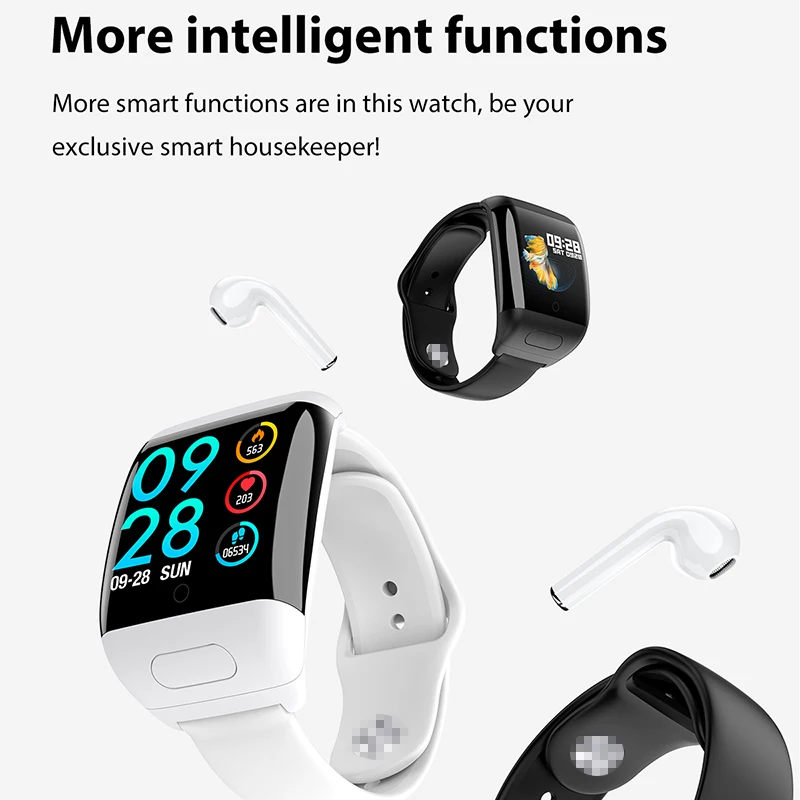 LIGE Šport-Watch Slušalke Smart-Manšeta G36 Slušalka Srce-Stopnja Bluetooth Brezžične Slušalke Smart gledajo Moški Ženske z Monitorjem