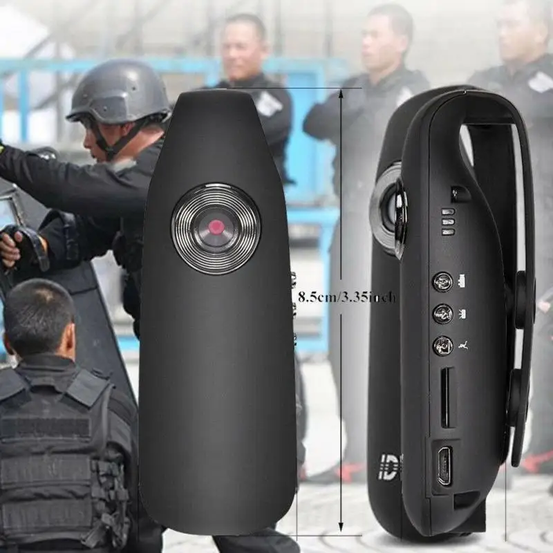 Mini Fotoaparat, Full HD 1080P Prenosne Kamere Policija Video Snemalnik Telo Cam, motorno kolo, Kolo Gibanja bodycamera mini kamera
