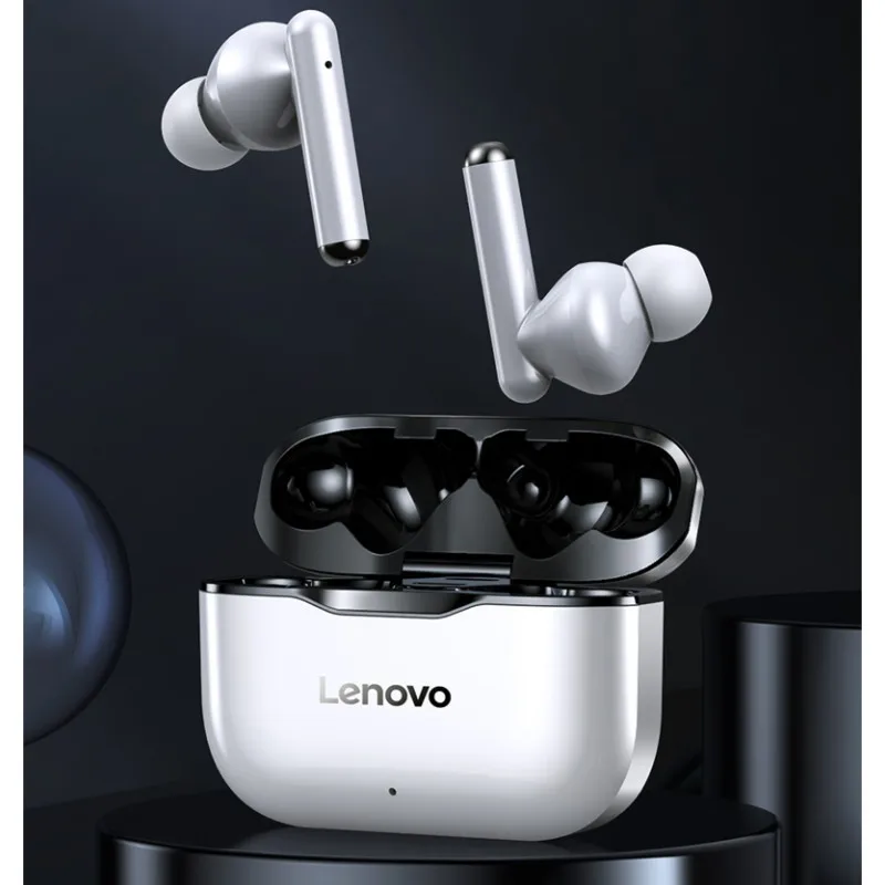 Original Lenovo LP1 TWS Brezžične Slušalke Bluetooth 5.0 Stereo Zmanjšanje Hrupa Bas Touch Kontrole Dolgo Pripravljenosti 300mAH Slušalke