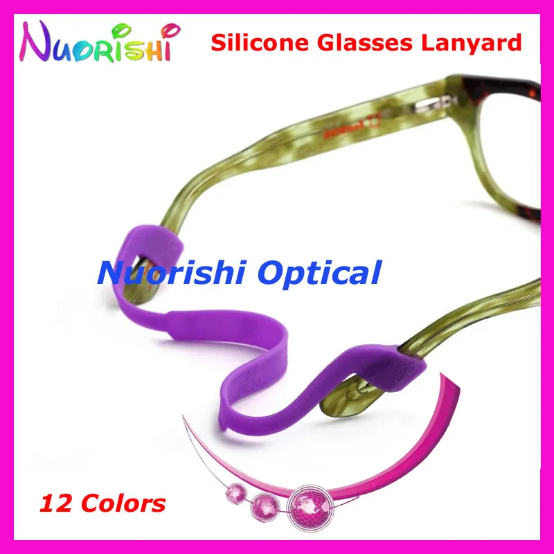 20pcs L605 12 Barve Visoke Kakovosti Elastičnost Silikona, Anti-Slip Očala Očala Eyeglass sončna Očala Vrvice Vrvica za opaljivanje tega Brezplačna Dostava