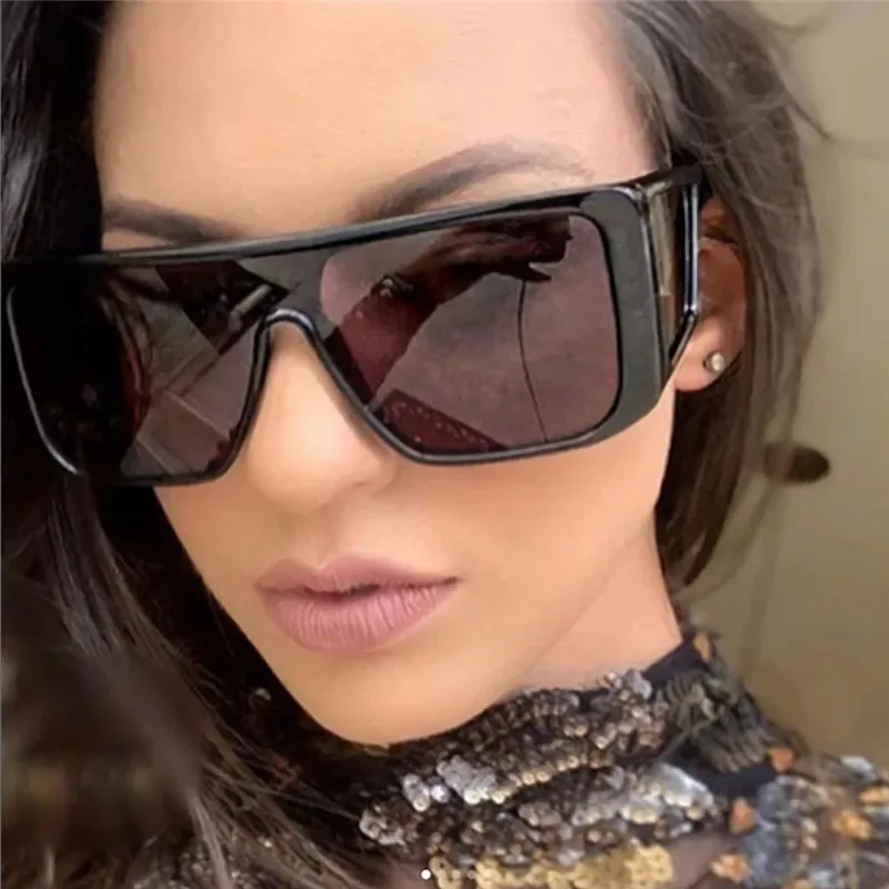Blagovno znamko Design Prevelik sončna Očala 2020 Moda za Ženske, Moške Kvadratnih Očala Goggle UV400 Odtenki Očala Gafas Oculos de sol