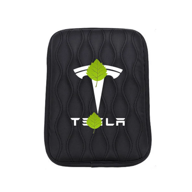 Usnje Avto Centralne Armrest Pad Armrest Polje Zaščitni Pokrov za Tesla Model 3/X/S Osrednji Nadzor Zajema Auto Notranjost Material