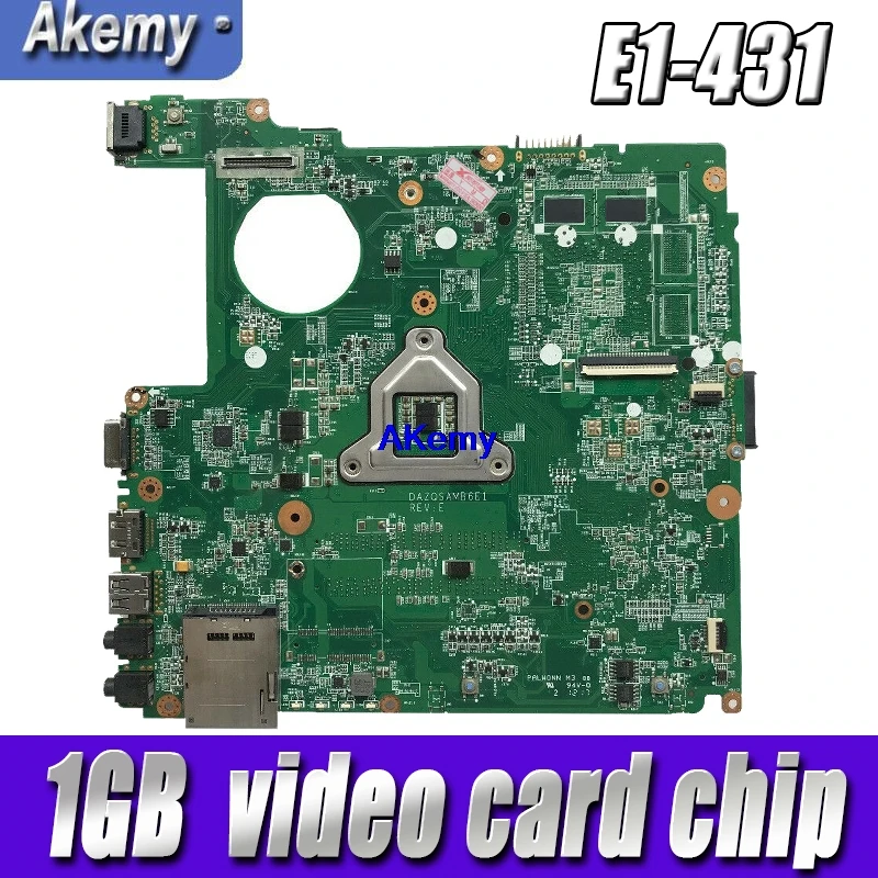 Prenosni računalnik z Matično ploščo Za Acer E1-431 E1-471 Glavni Odbor DAZQSAMB6F1 DAZQSAMB6E0 w/ 1GB video card chip