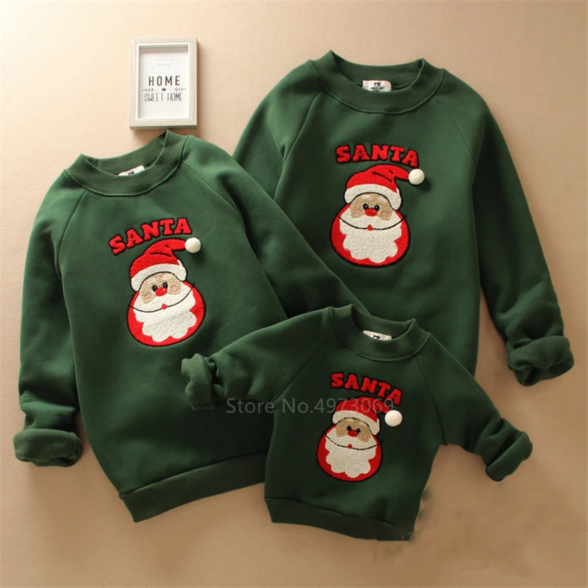 2021 Družino Božični Puloverji Risanka Božič, Novo Leto Jelenov Santa Claus Družino Videz Baby Girl Boy Oblačila za Mati in Hči