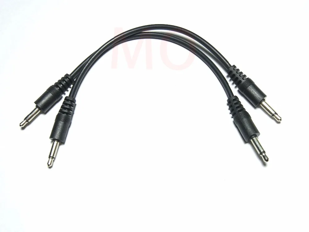 10pcs kabel 3,5 mm, 1/8 moški mini vtič mono mono zvočni priključek 20 cm 30 cm 50 cm 100 cm Novi