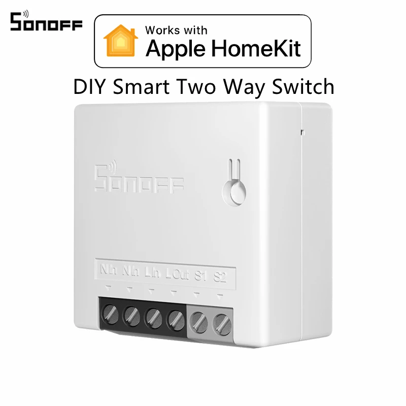 Sonoff Mini R2 dvosmerni DIY Smart Wifi Časovnik Stikalo 10A Daljinski upravljalnik Podpore APLIKACIJE Glasovni Nadzor Dela z Apple HomeKit Siri
