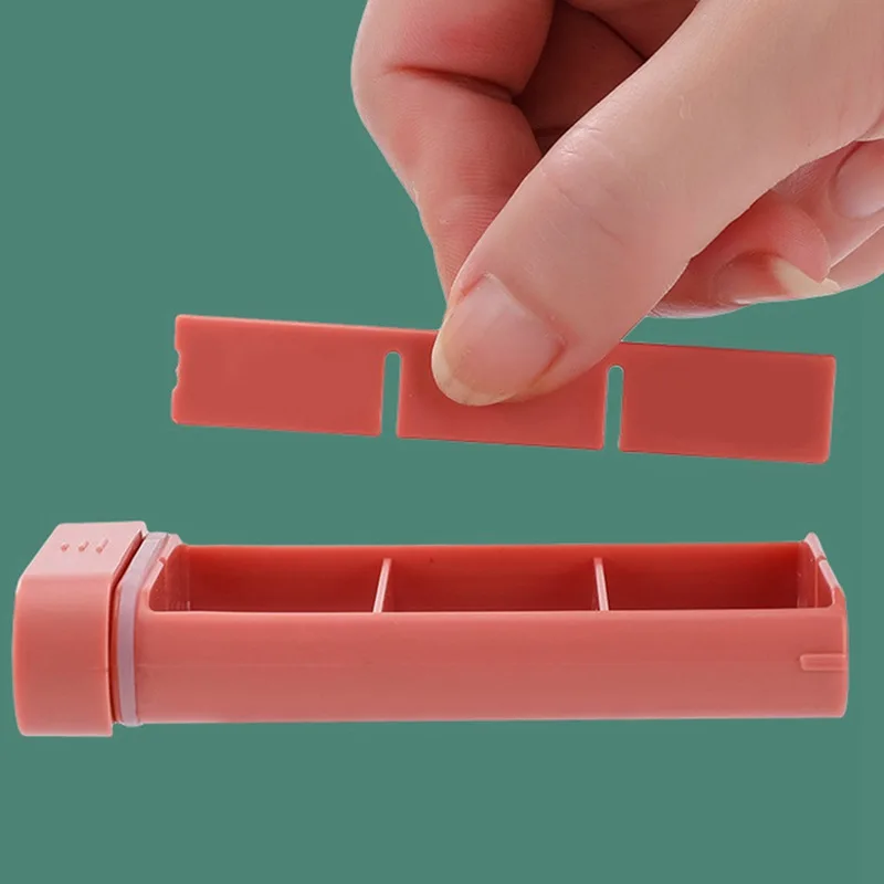 6 Omrežij 2020 Nov Prenosni Pill Box Mini Shranjevanje Drog Primeru Razpršilnik Plastičnih Tedensko Zdravila Kompleti Organizator