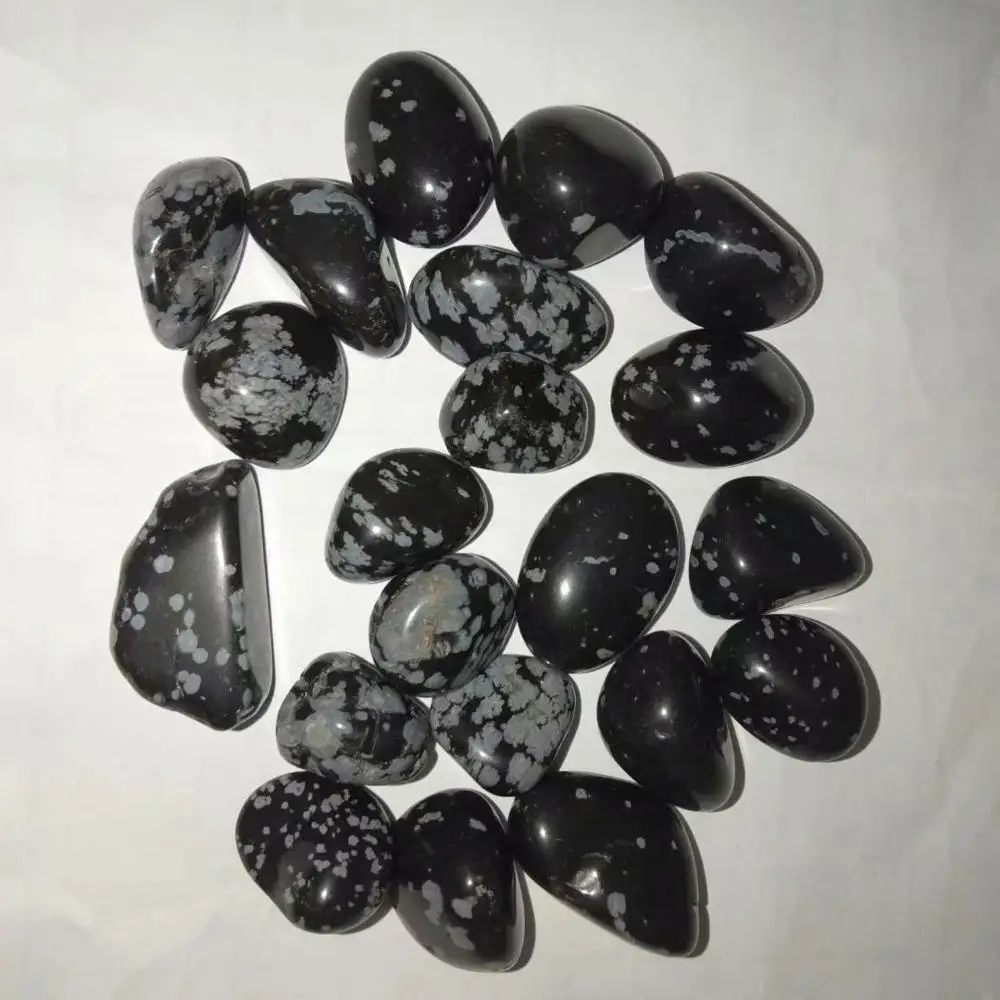 100 g Sneg Črni Obsidian Padle Kamna Nepravilnih Poliranega Naravnega Rock Quartz Čakro Zdravljenje Dekor Mineralov, Zbirka