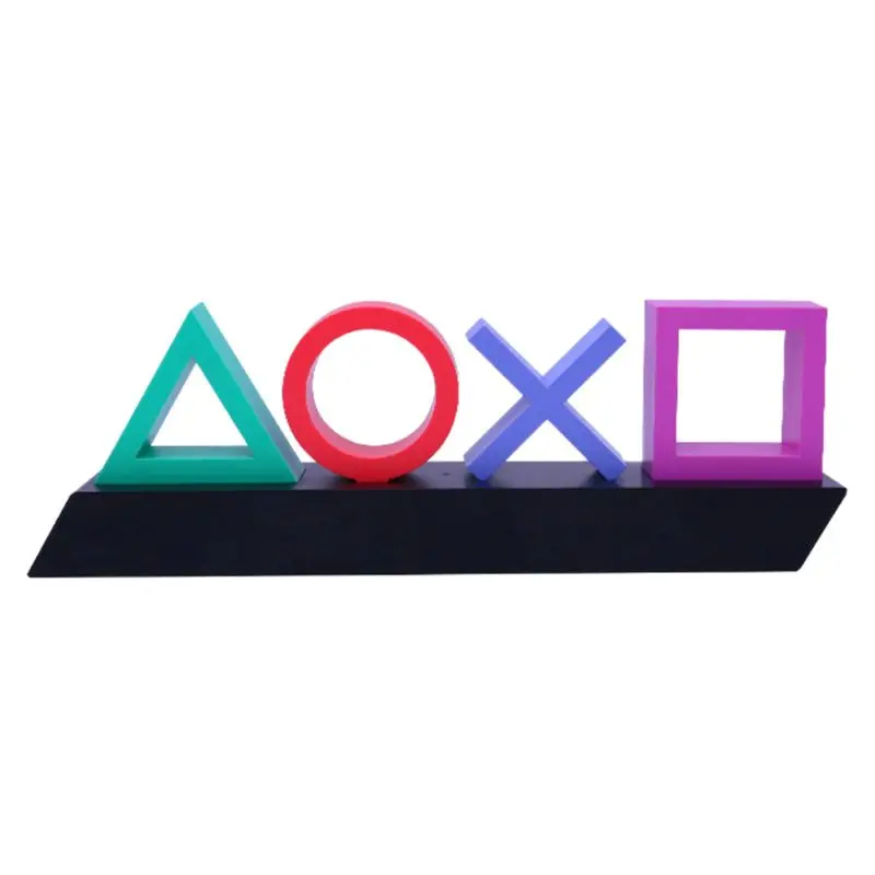 Playstation Prijavite Glasovni Nadzor Igre Ikono Svetlobe Akril Vzdušje Neon Bar Dekor 28TC