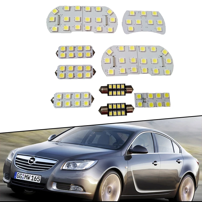 Za Opel Vauxhall Insignia A MK1 2009 2010 2011 2012 2013 Pred Facelift Notranje Luči Dome Soba Streho LED Svetilke za Branje Svetlobe