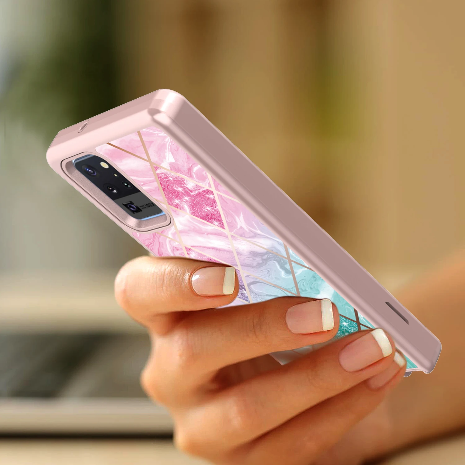 2020 Modno Ohišje Za Samsung Galaxy Note 20 Ultra Težko Telefon Lupini Z Marmorjem, Teksturo Luksuzni Telefon Kritje Coque Za Ženske In Dekleta
