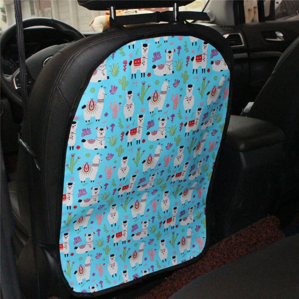 44*66 cm Avtomobilski Sedež Nazaj Proti Igrajo Preproge Barve Otrok Cvetlični Anti-Umazano Pad avto dodatki notranjost za čistijo avto dekoracijo