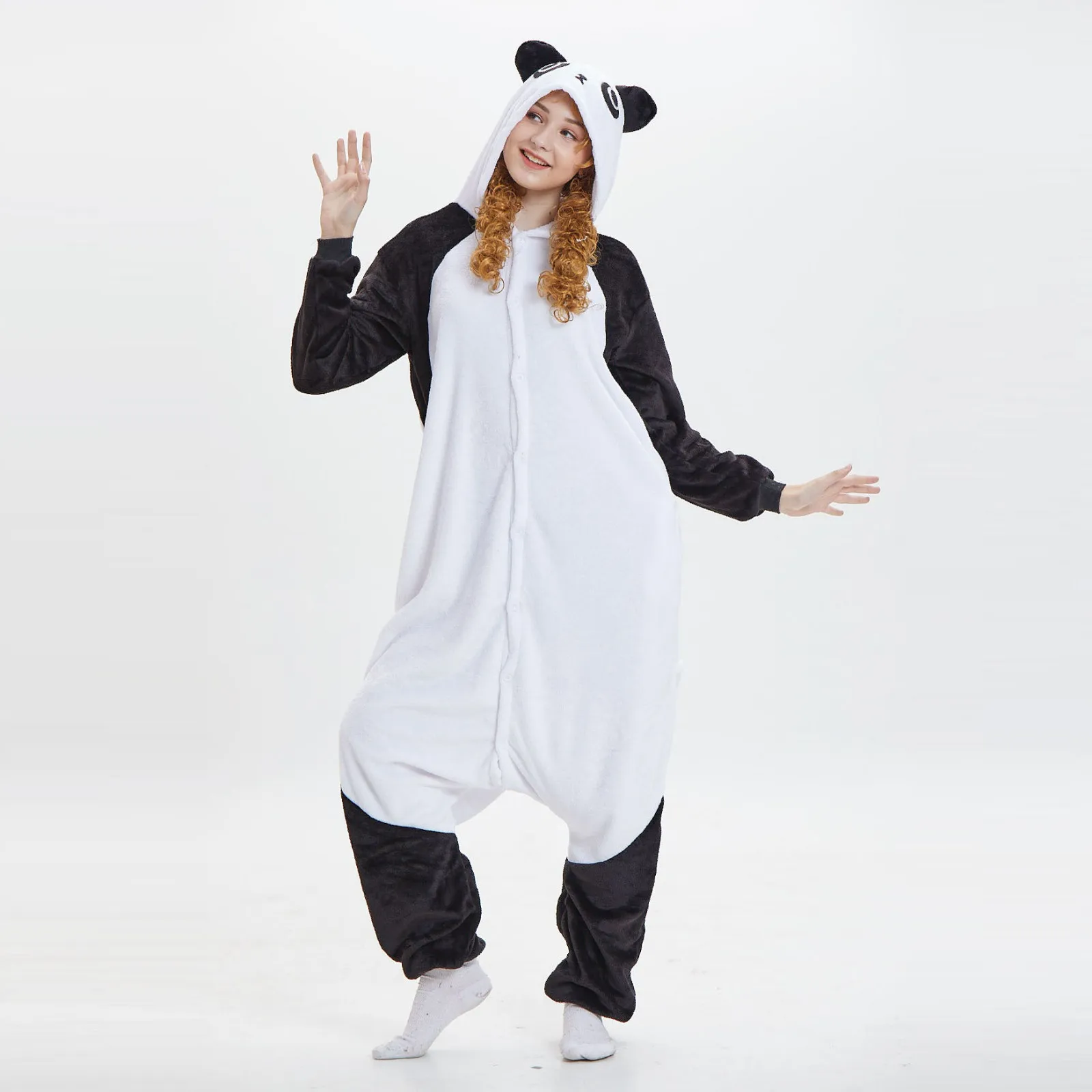 Pozimi Pižamo Živali Sleepwear Panda Onesies Ženske Odraslih Flanela Spavaćica Doma Oblačila, ki Določa pijama mujer invierno пижама