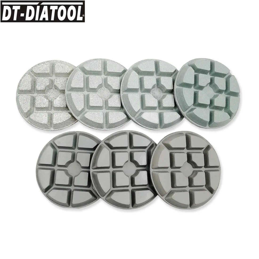DT-DIATOOL 9pcs/set Dia 3inch/80 mm, Diamant Smolo Obveznic Konkretne Poliranje Brušenje Diskov Za Konkretne polaganje teraca Cementa