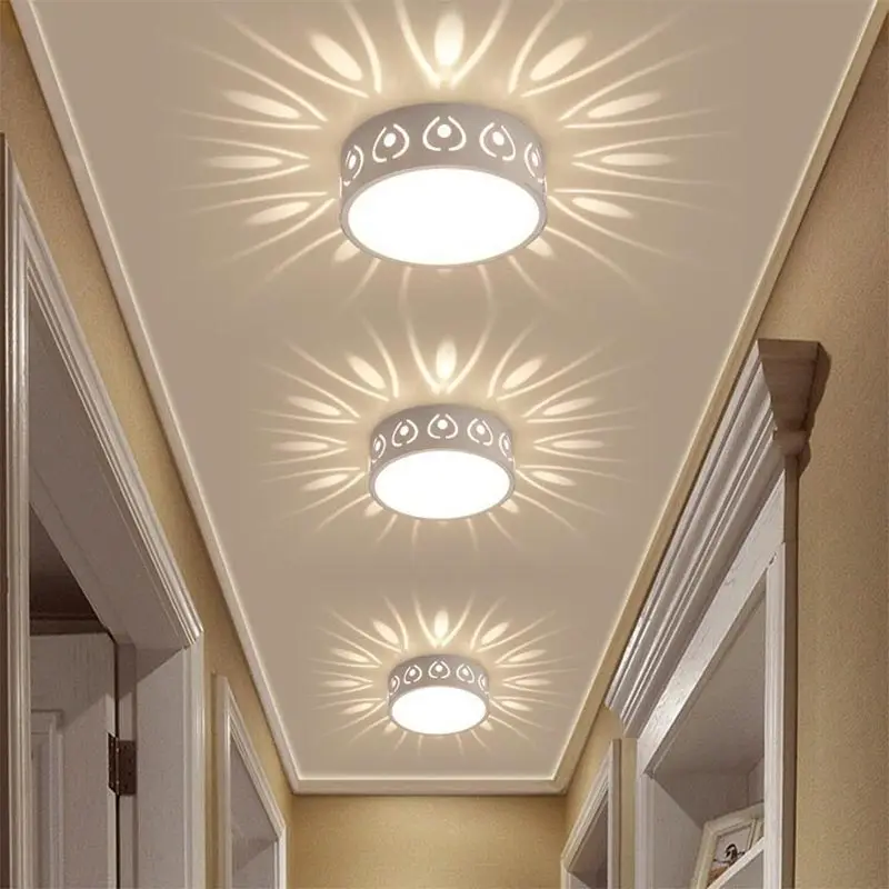 3W/5W LED Stropna Svetilka Moderne Barve LED Stropne Luči Dekoracijo Shadow Koridor Oltarja Lampara Svetlobe Napeljave, DA
