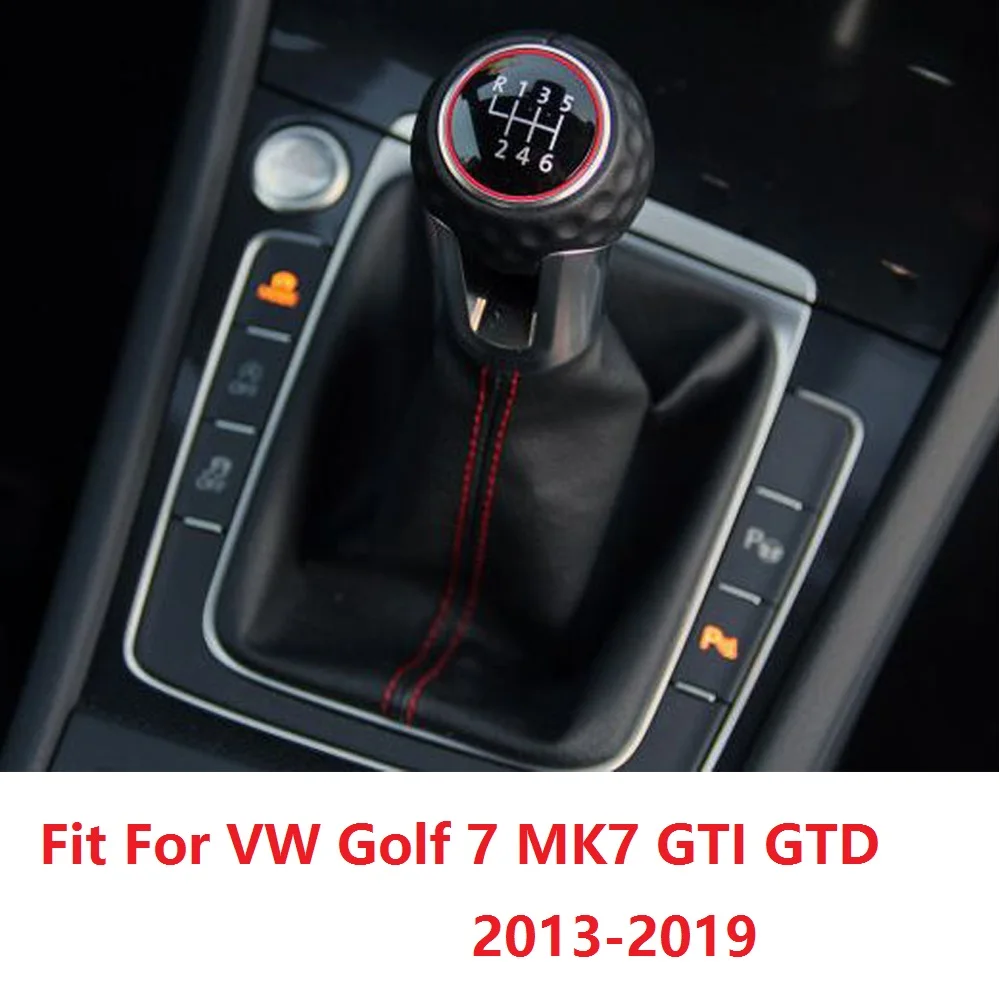 Za VW Golf 7 A7 MK7 Za GTD GTI 2013 2016 2017 2018 Avto 6 Hitrosti Avtomobila Prestavi Palico Ravni prestavna Ročica Z Usnjeno Boot