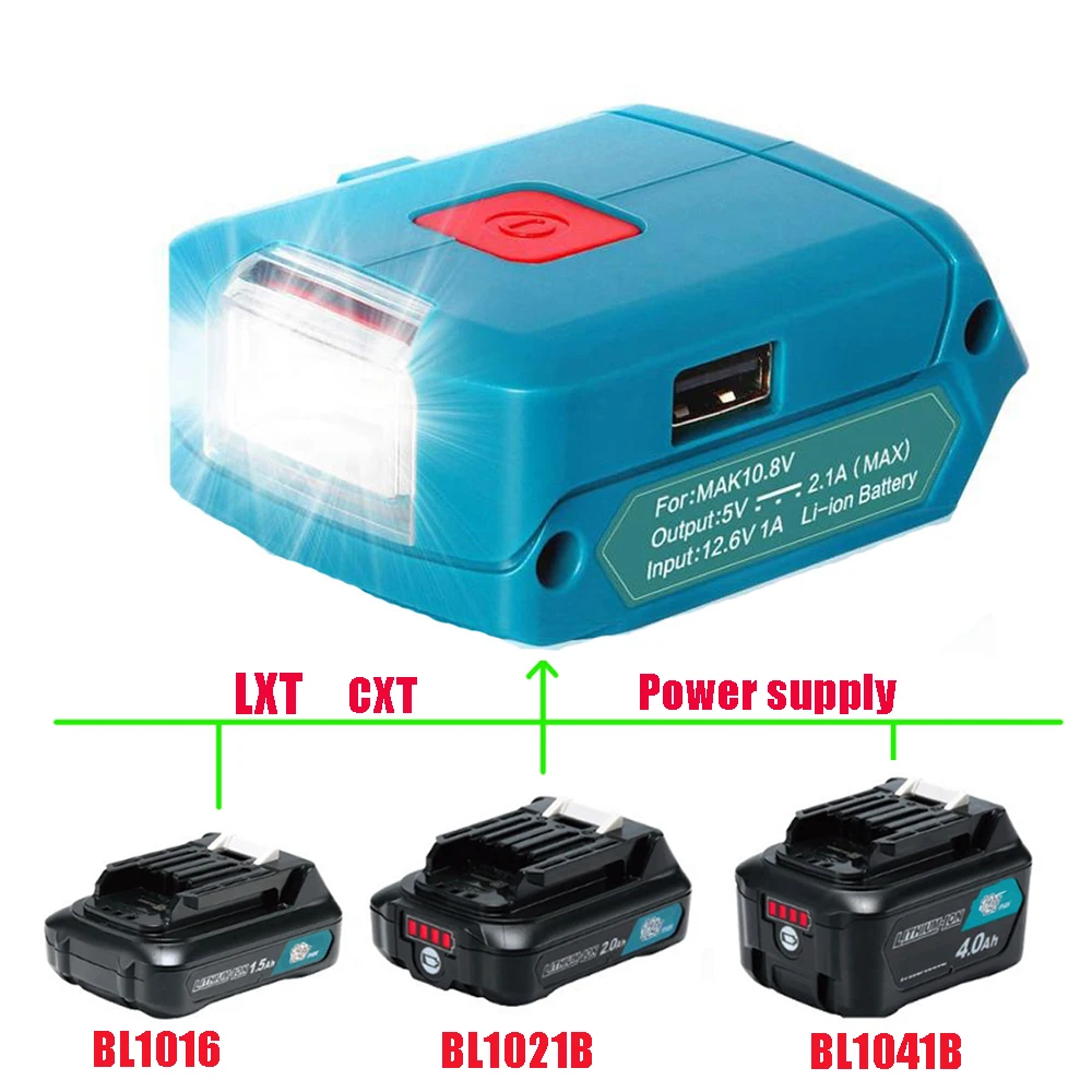 ML103 Li-ion Baterija, Polnilnik Prenosni LED Luči, Polnilna Svetilka Delovna Lučka Za Makita MT1015 12V (ZA 10,8 V Litij Baterija