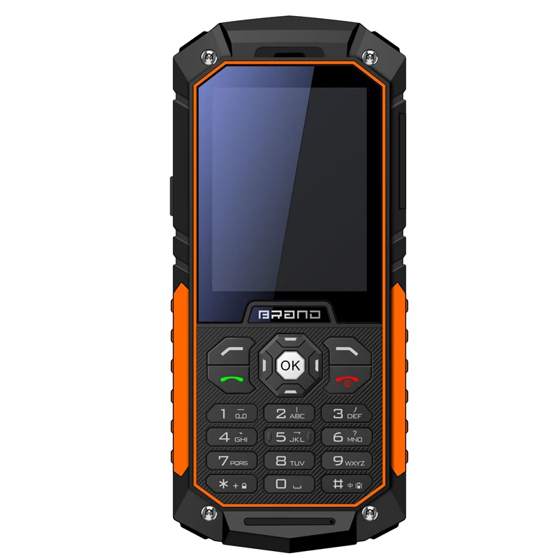 Rungee m8/S6 Nepremočljiva Telefon rusko Tipkovnico Velike baterije IP68 Vodotesen telefon flashligh