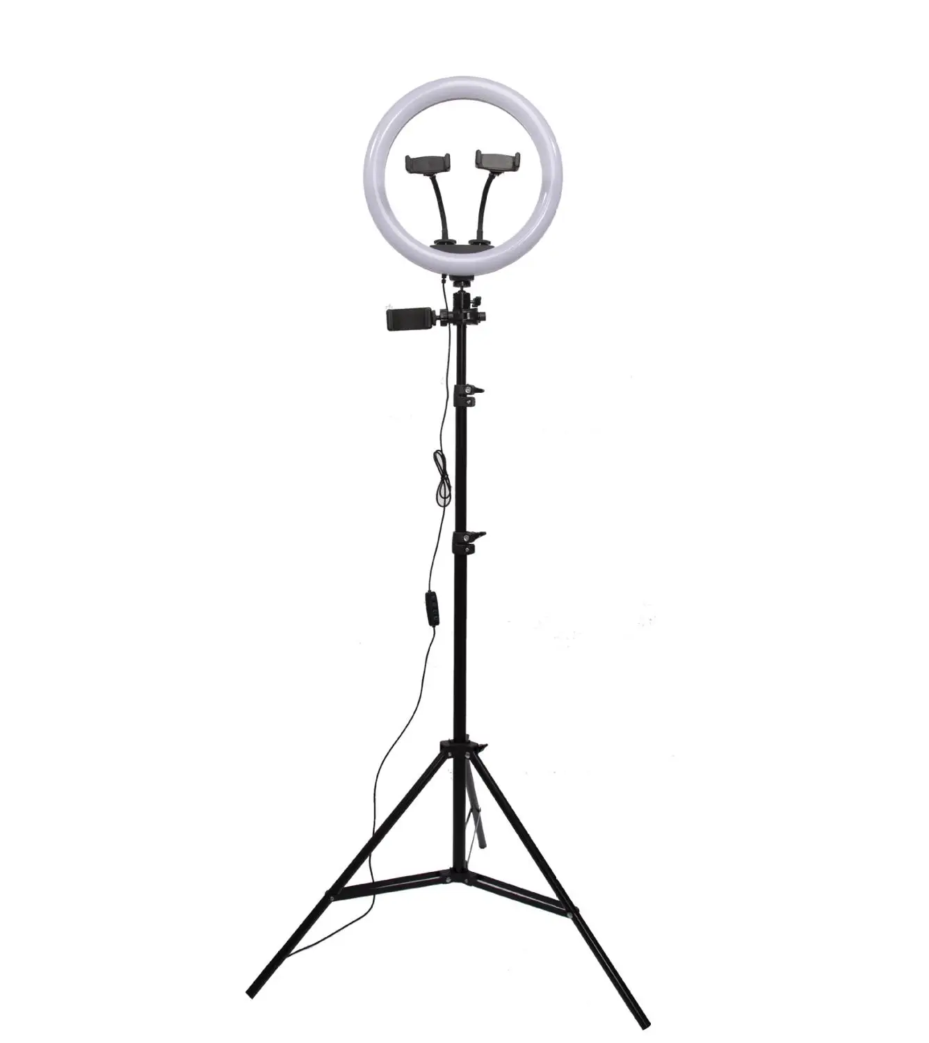 33 cm/13inch Zatemniti LED Selfie Obroč Svetlobe s Stojalom USB Selfie Svetlobni Obroč Lučka Velika Fotografija Ringlight s Stojalom za Celice