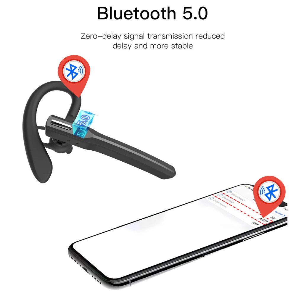 Novi Bluetooth slušalke 110mAh Business sport slušalke za iPhone xiaomi z mic zmanjšanje Hrupa Brezžični bas HD slušalke